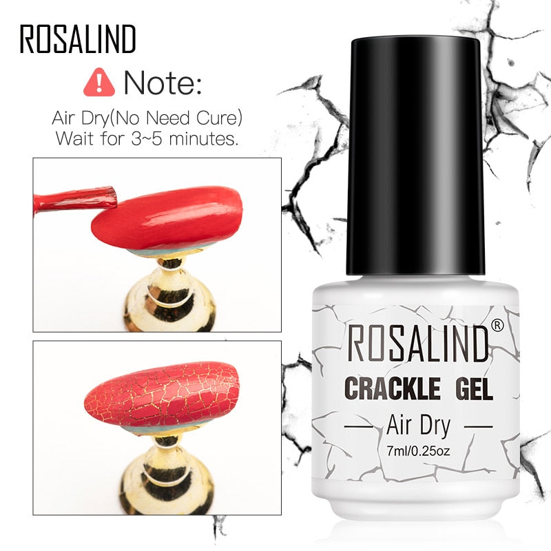 Esmalte de Unha Gel Rosalind - Efeito Crackle